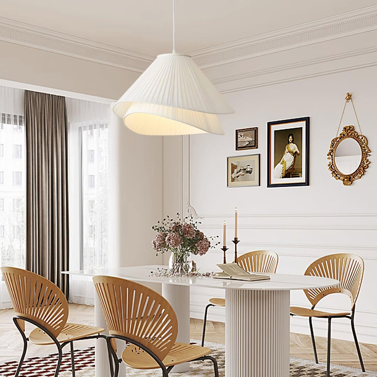 Tempo lampada a sospensione Pleated