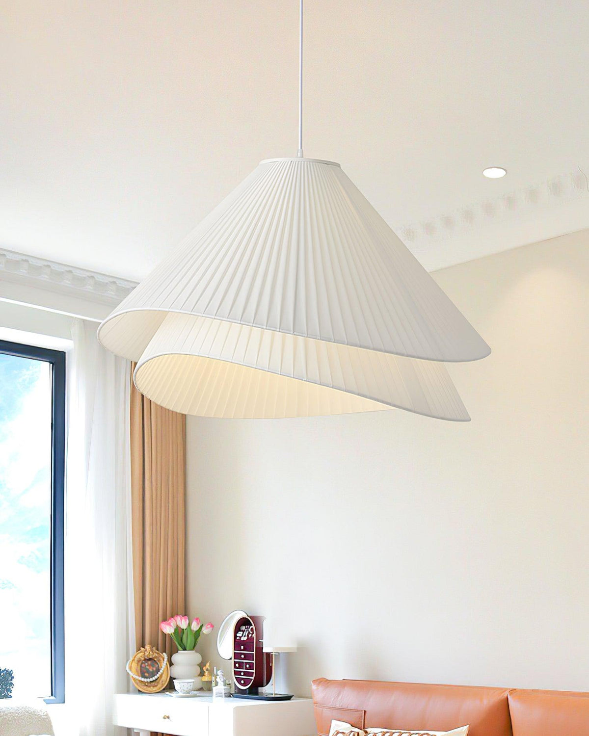 Tempo lampada a sospensione Pleated