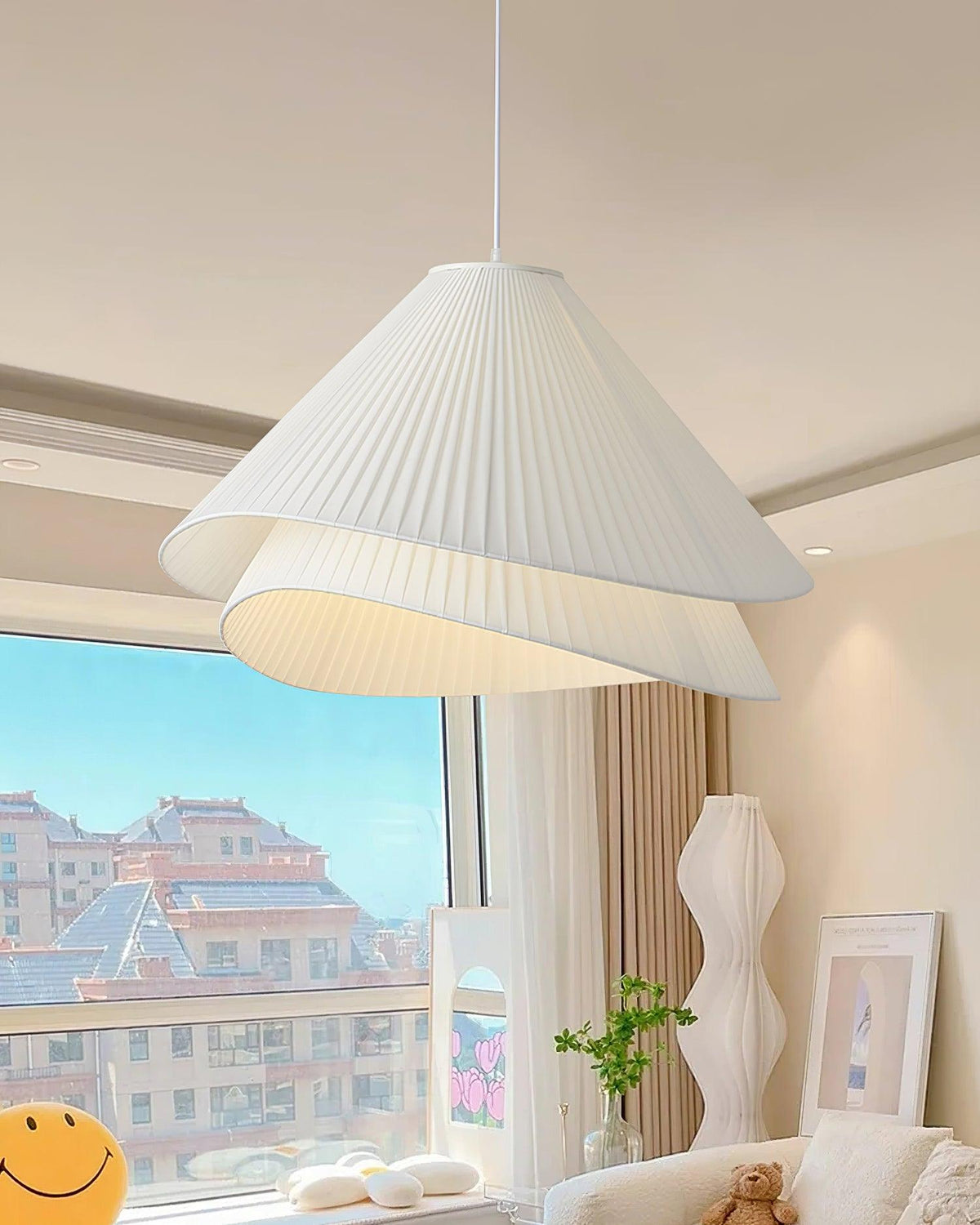 Tempo lampada a sospensione Pleated