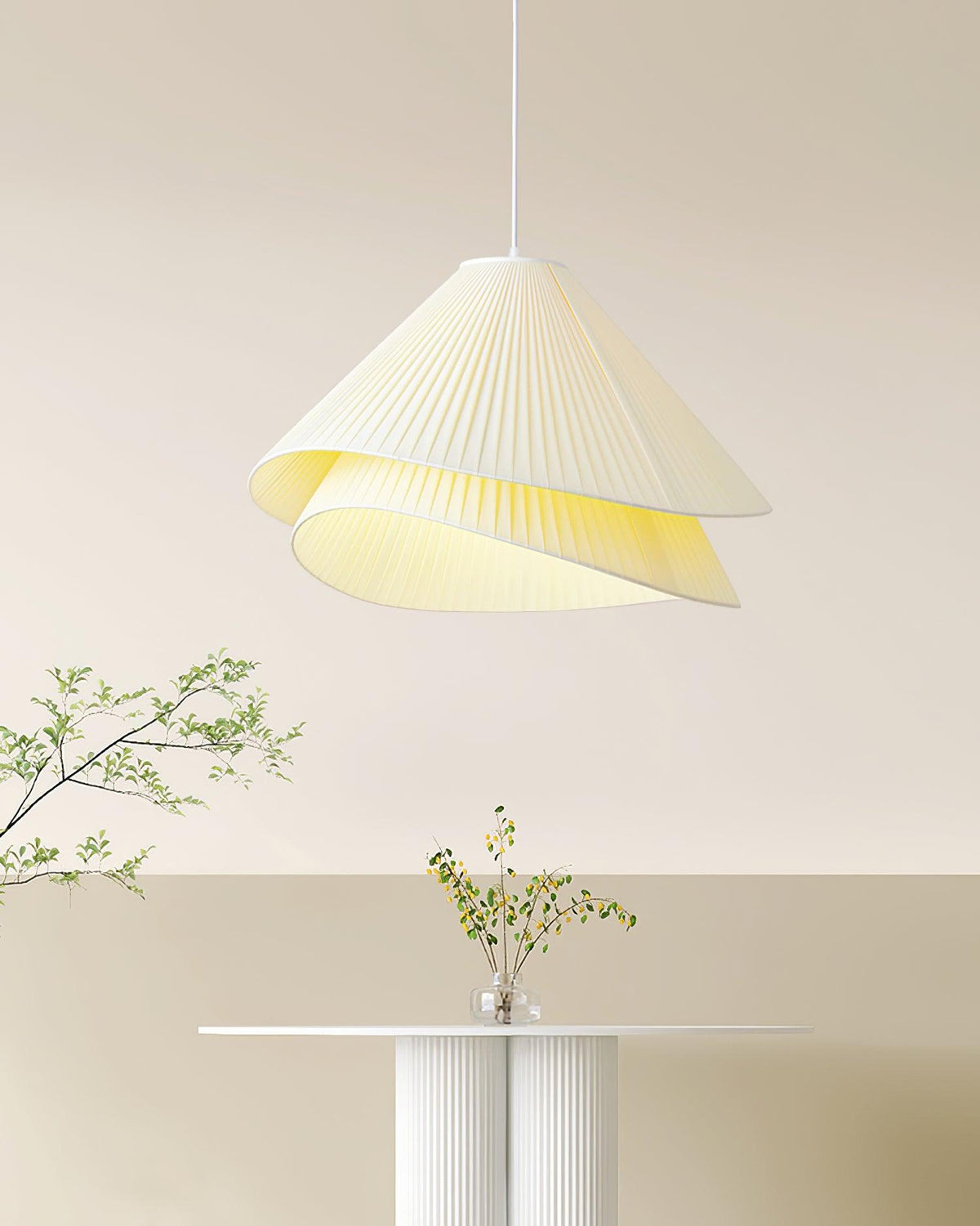 Tempo lampada a sospensione Pleated