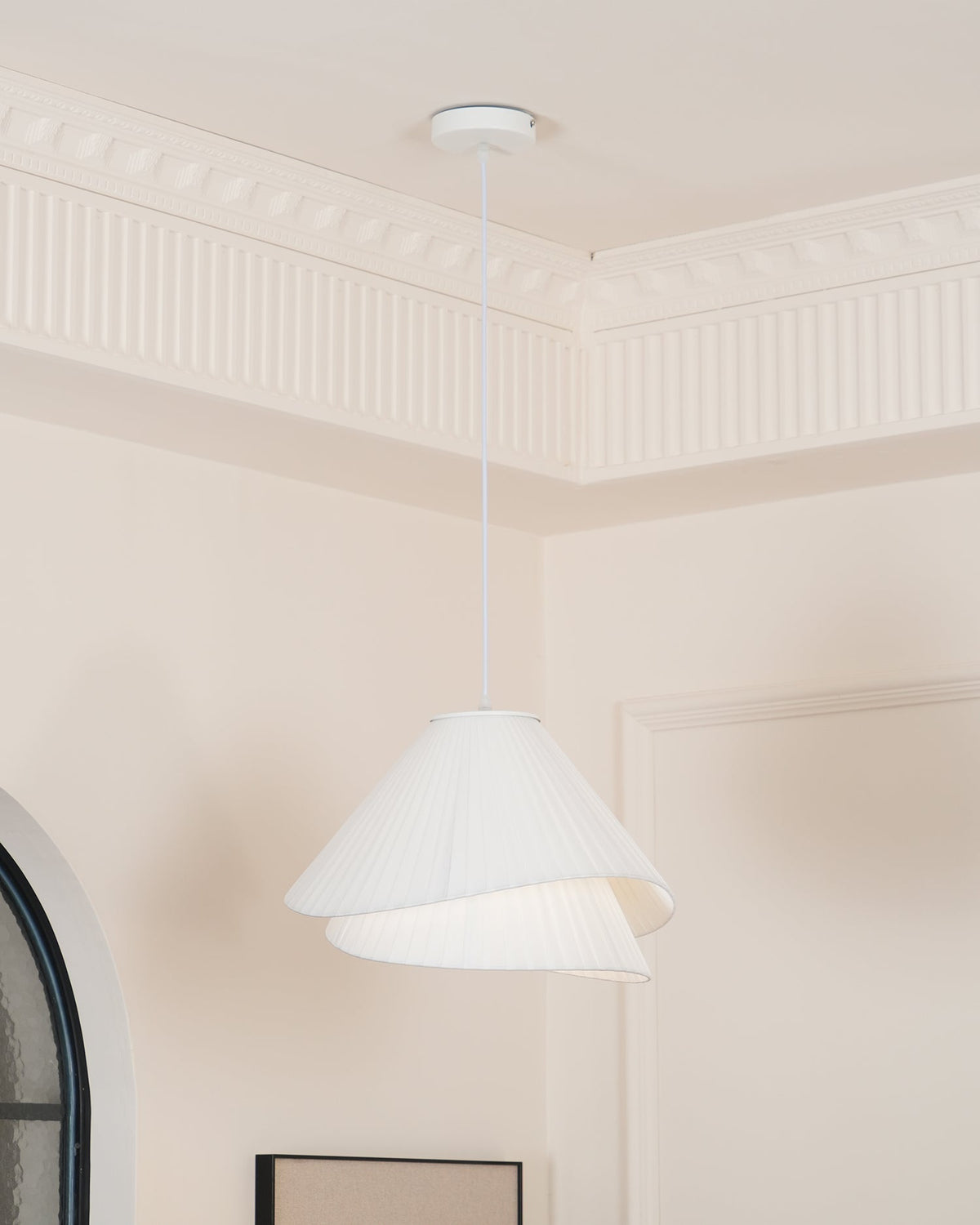 Tempo lampada a sospensione Pleated