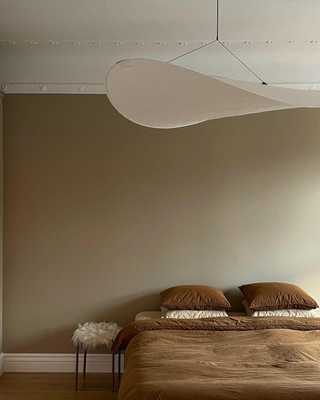 Luminette lampada a sospensione minimalista in Seta