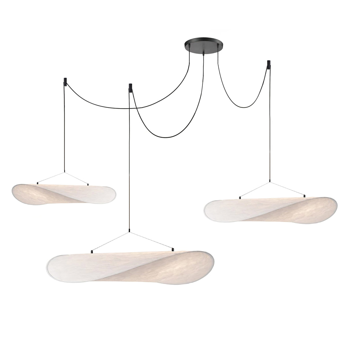 Luminette lampada a sospensione minimalista in Seta