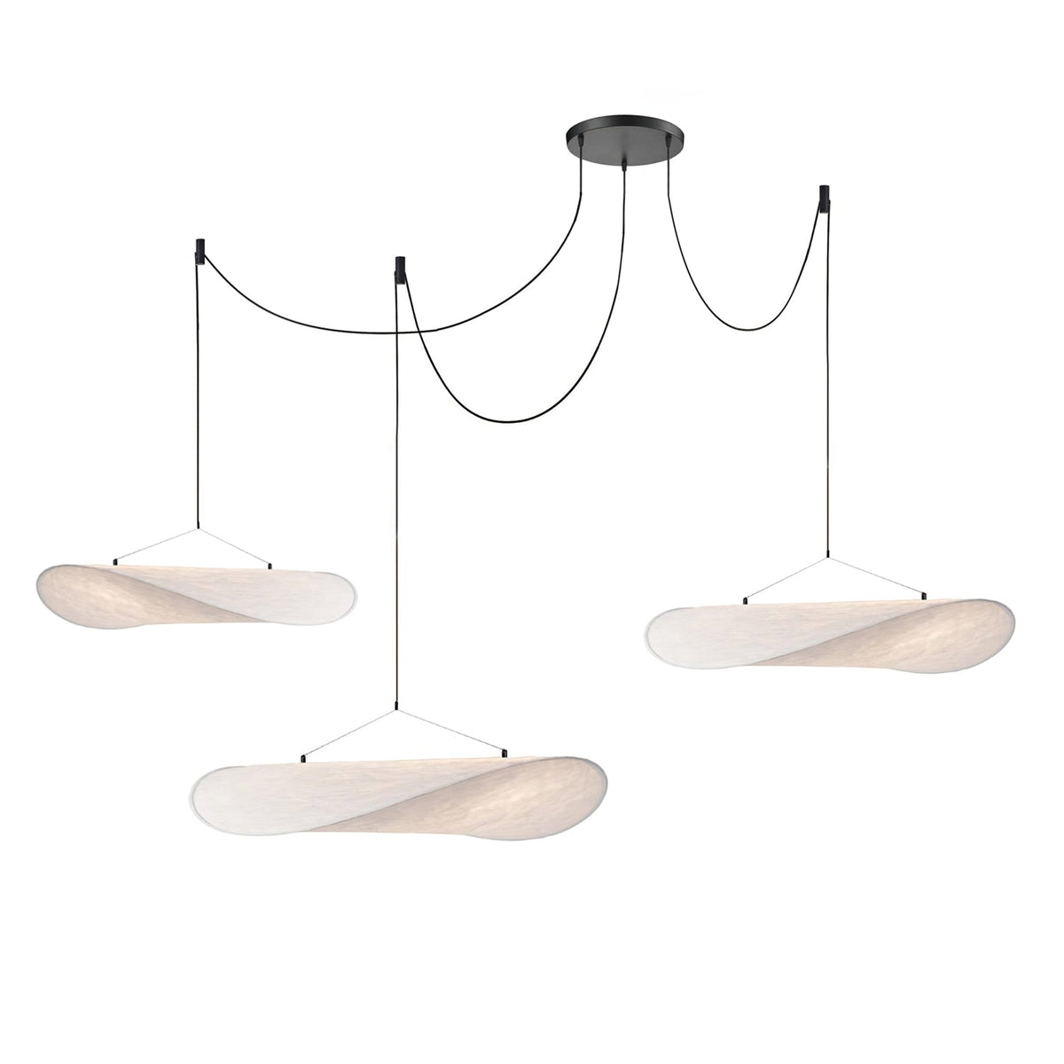 Luminette lampada a sospensione minimalista in Seta