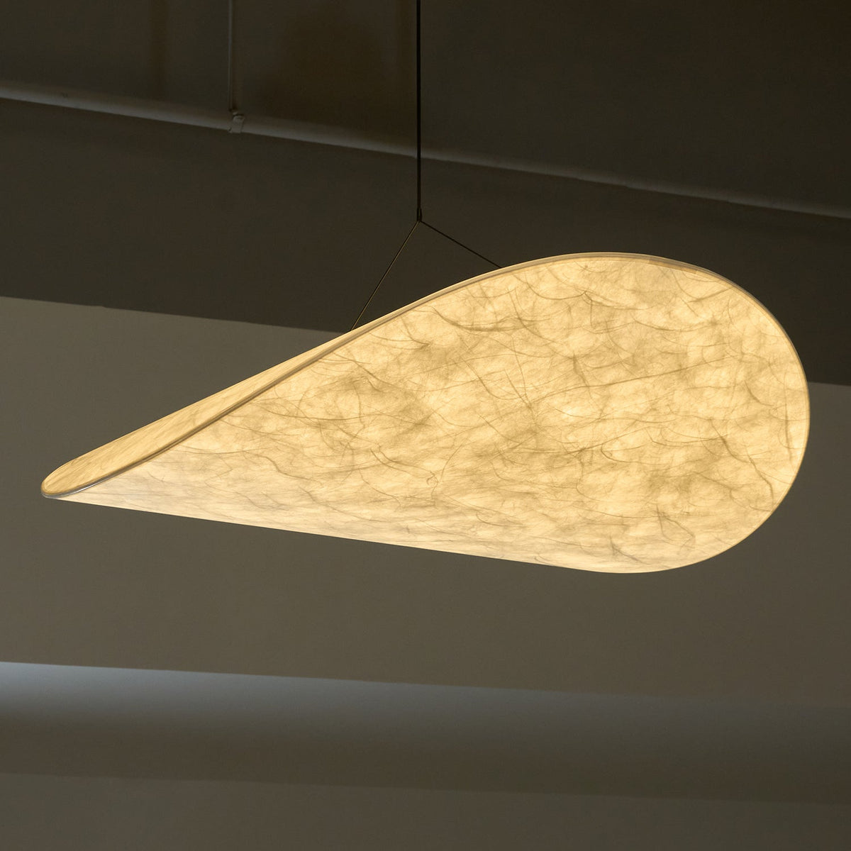 Luminette lampada a sospensione minimalista in Seta