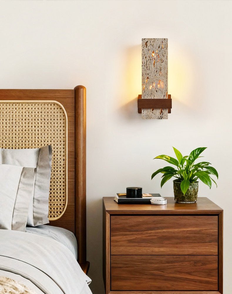 Brann terra travertino lampada da parete