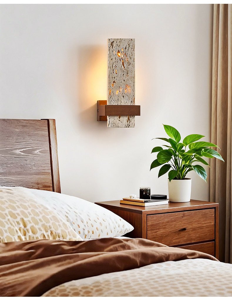 Brann terra travertino lampada da parete