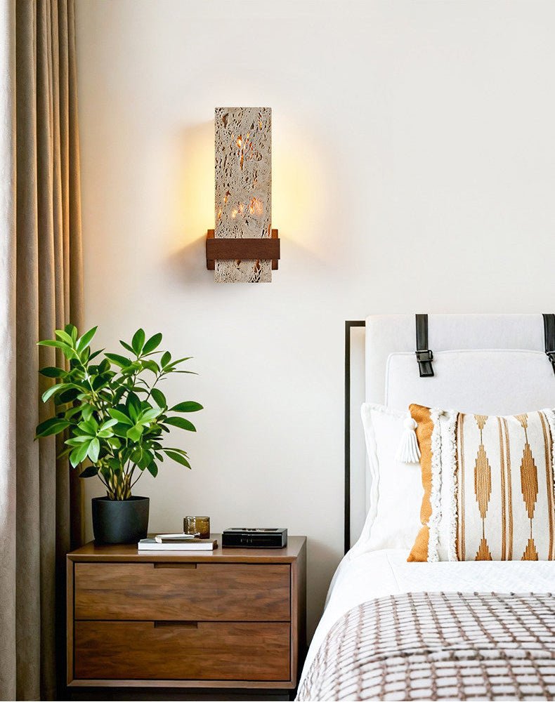 Brann terra travertino lampada da parete
