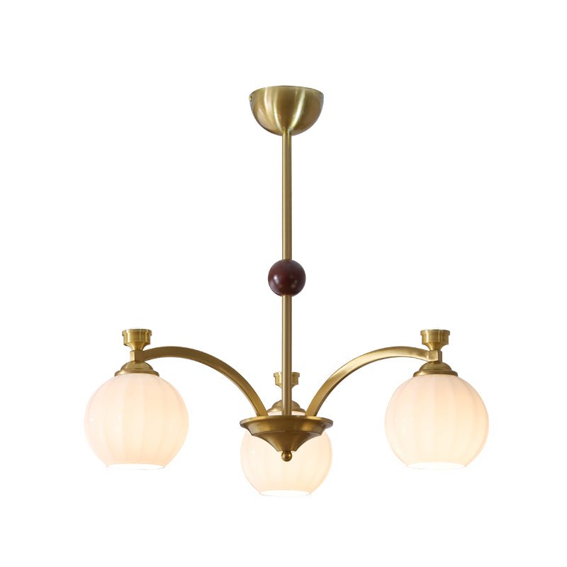 Usilia lampadario Eleganza vintage vetro legno