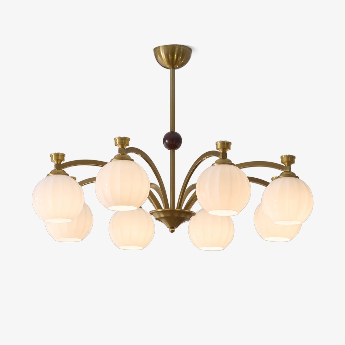 Usilia lampadario Eleganza vintage vetro legno