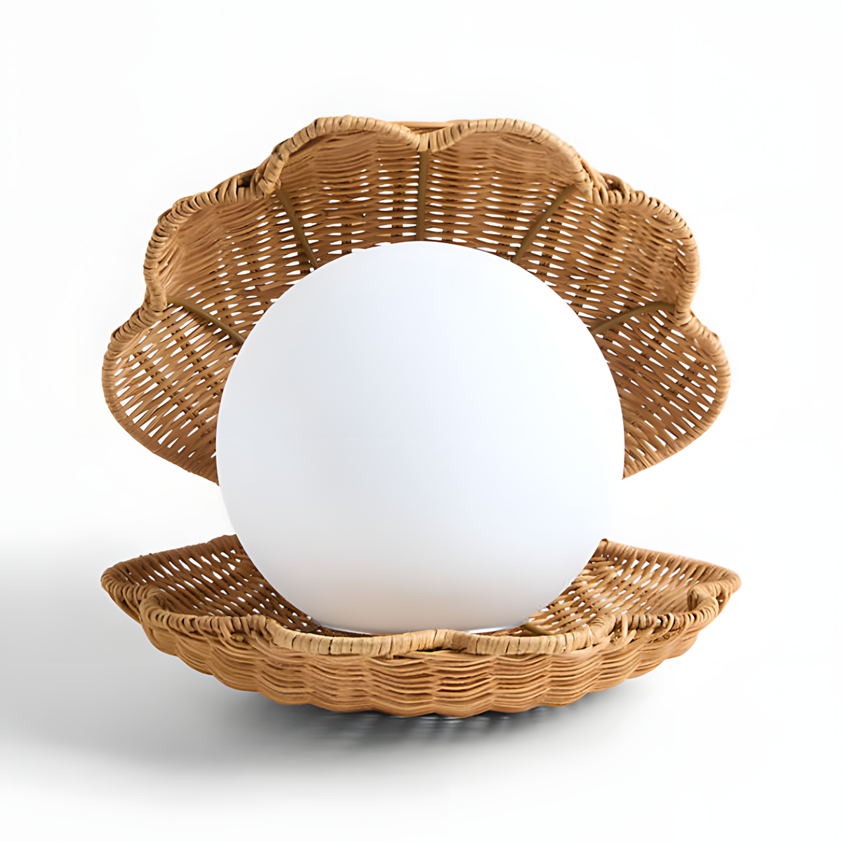 Rivuella lampada da tavolo a Guscio di Conchiglia