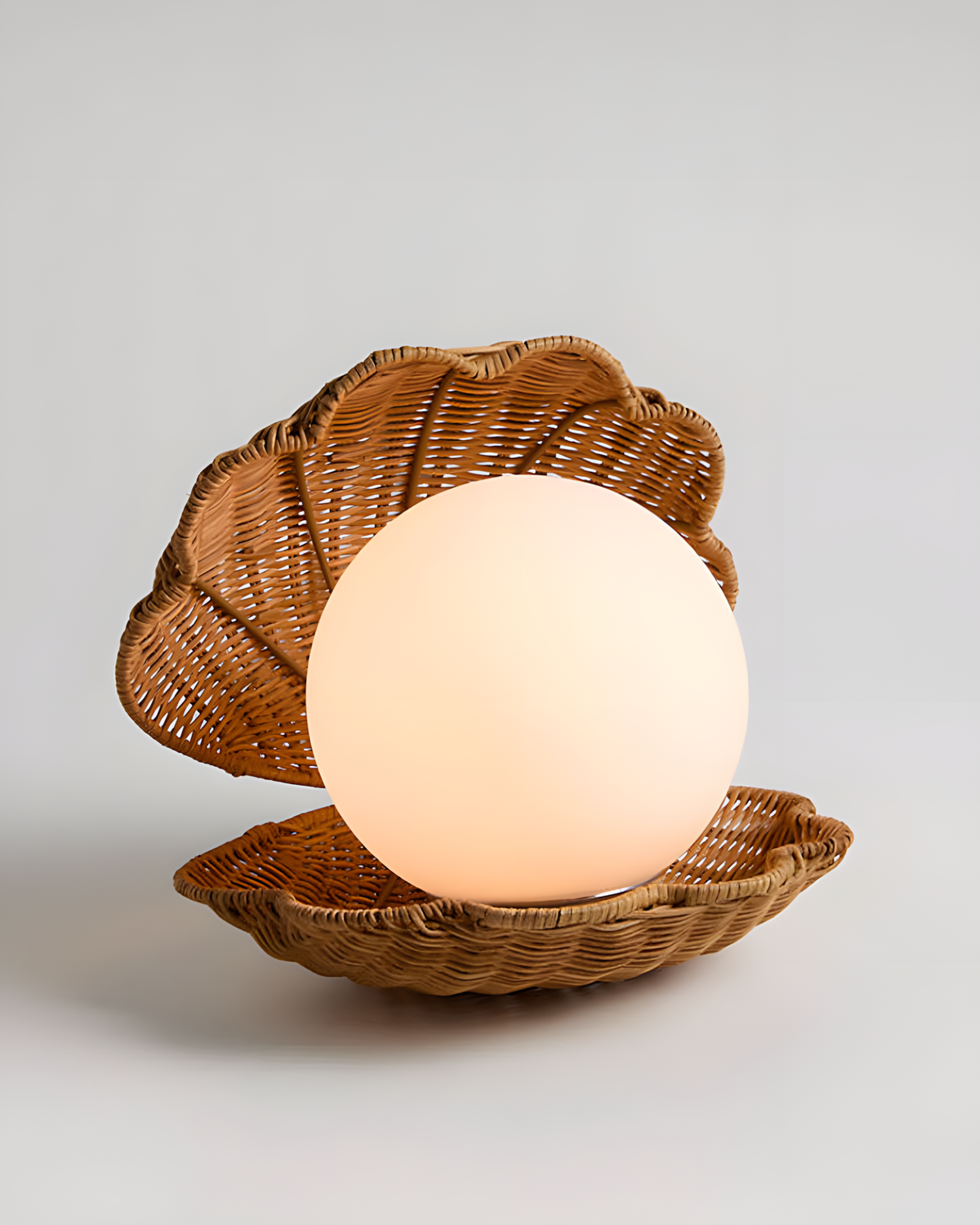 Rivuella lampada da tavolo a Guscio di Conchiglia