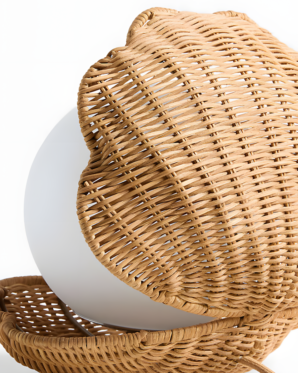Rivuella lampada da tavolo a Guscio di Conchiglia