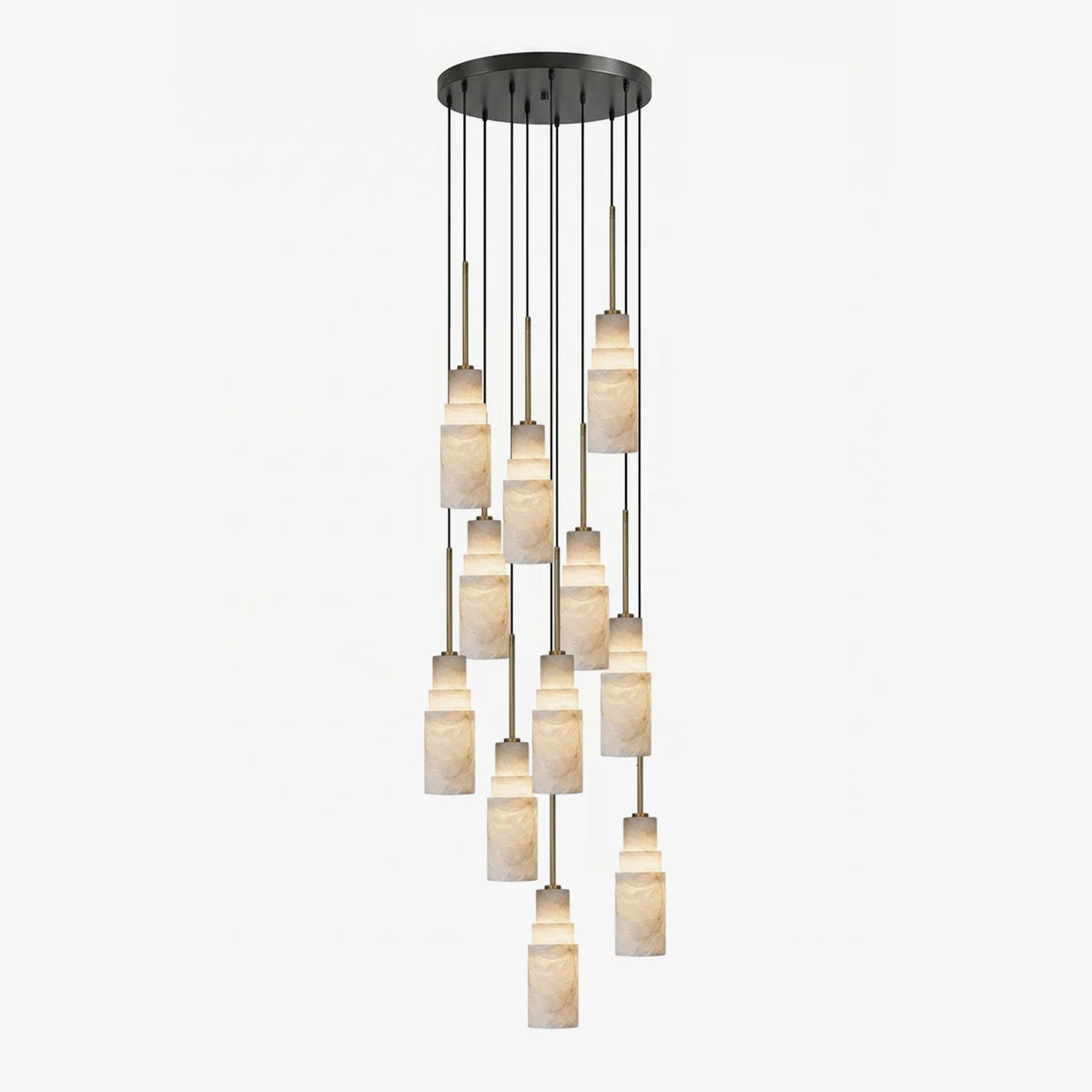 Eirelira alabastro lampadario a grappolo