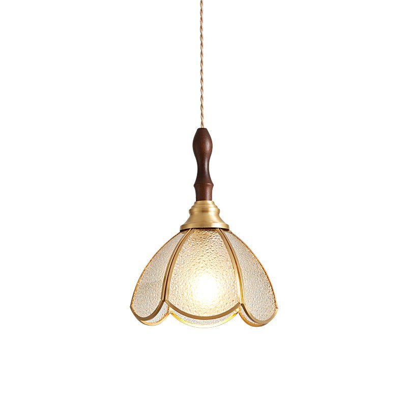 Floraner lampada a sospensione in ottone e vetro