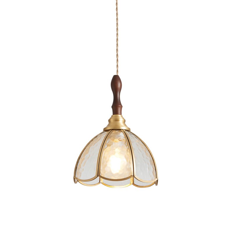Floraner lampada a sospensione in ottone e vetro