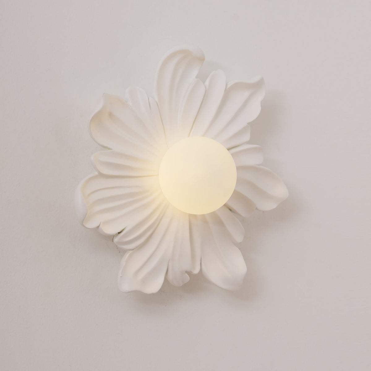 Tina lampada da parete a fiore