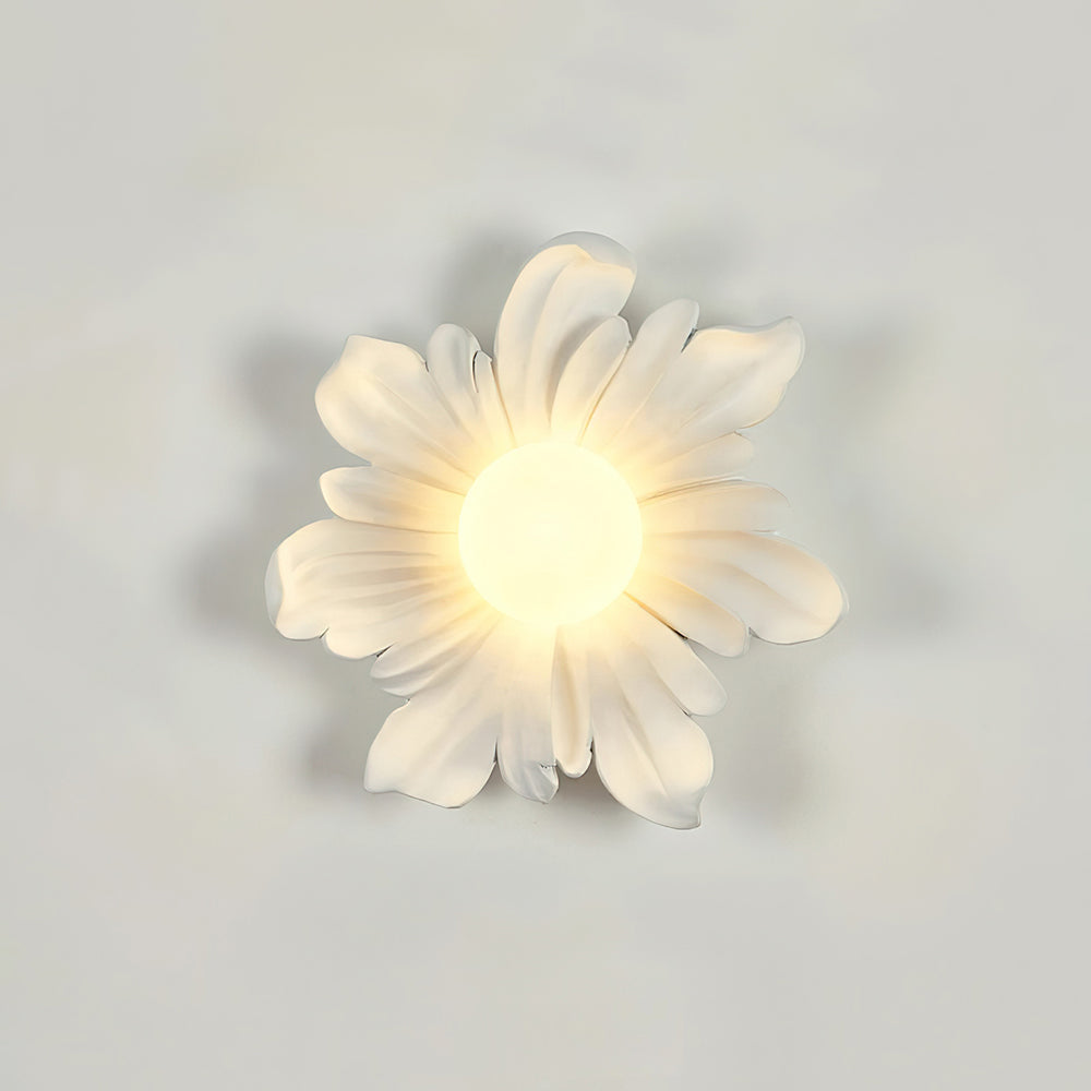 Tina lampada da parete a fiore