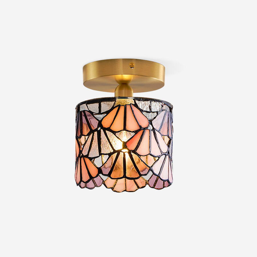 Tiffany Lampada da Soffitto a Montaggio Incassato in Vetro Speciale
