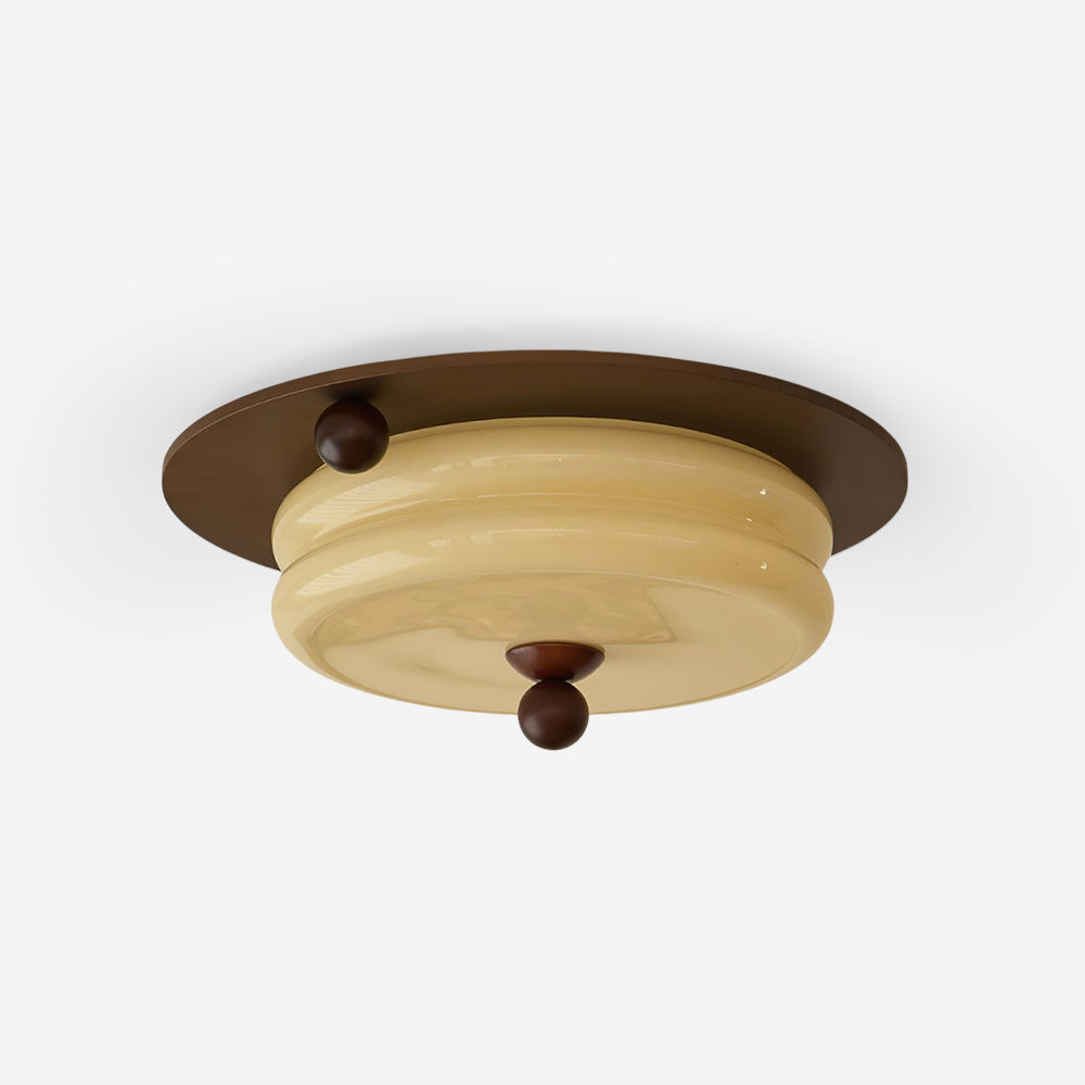 Rinoria lampada da soffitto in legno noce
