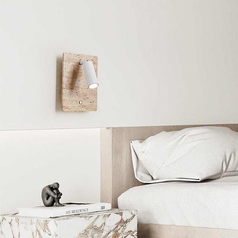 Selan applique travertino Axis Directional Sconce