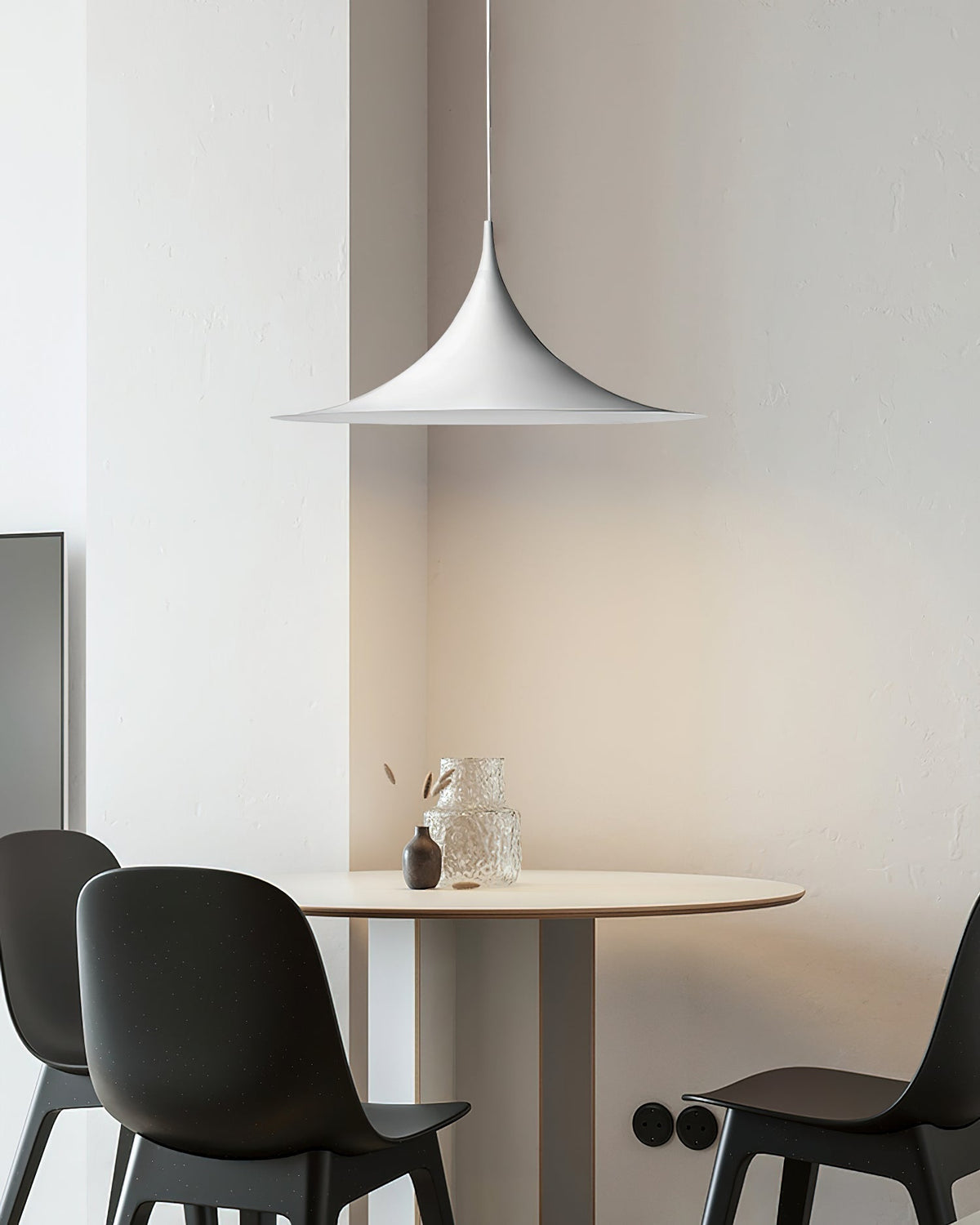 Viro lampada a sospensione Collo Sottile e Diffusore Ampio per sala da pranzo contemporanea