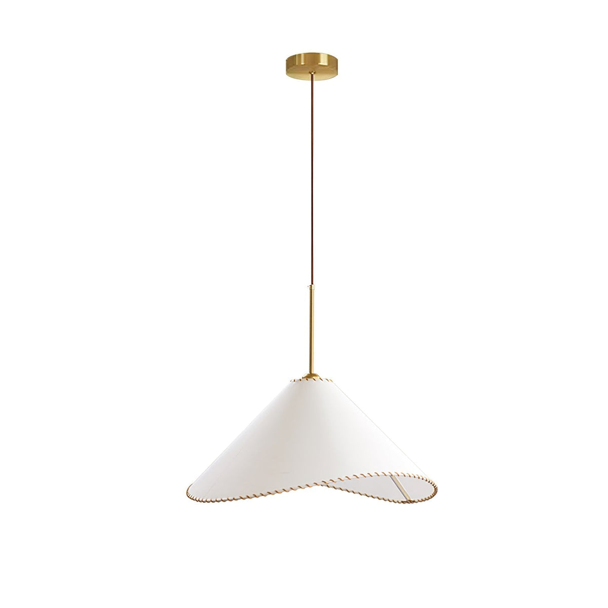 Aursoreth lampada a sospensione con Paralume in tessuto Twistato Nordico