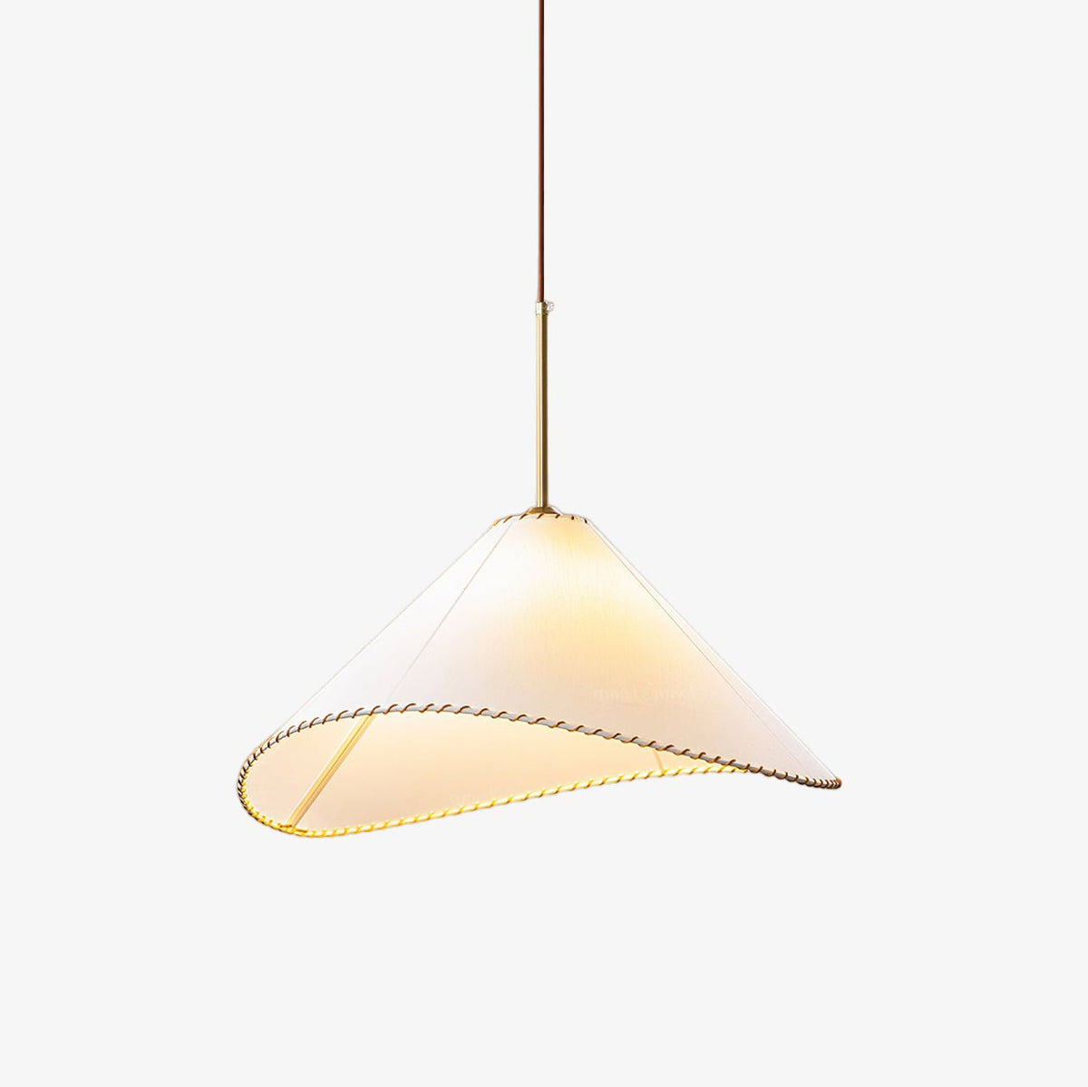Aursoreth lampada a sospensione con Paralume in tessuto Twistato Nordico