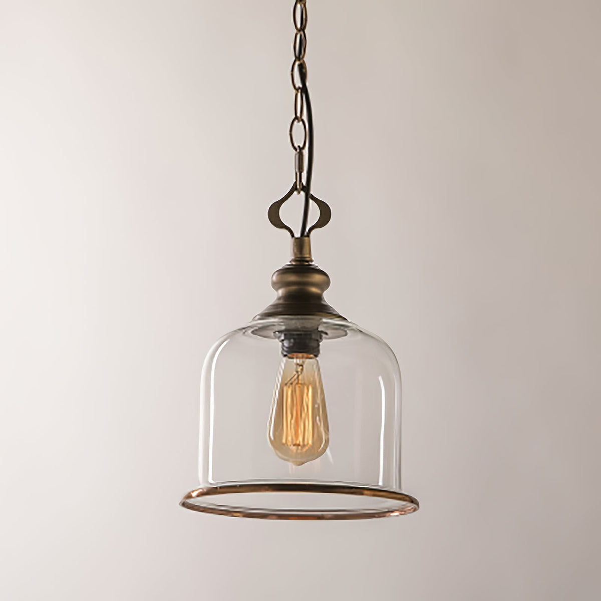Celaniella Eleganza vintage lampada a sospensione in vetro