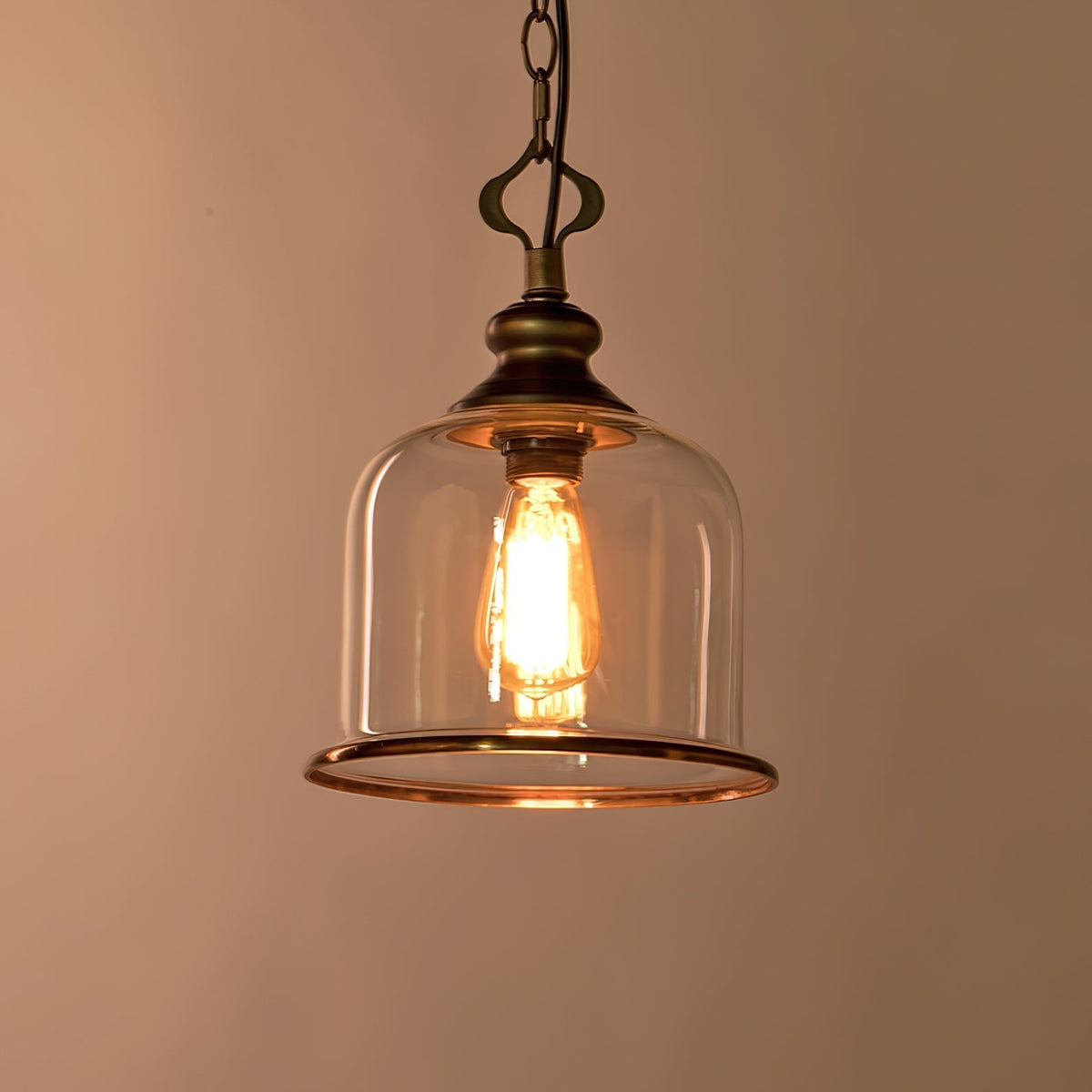 Celaniella Eleganza vintage lampada a sospensione in vetro