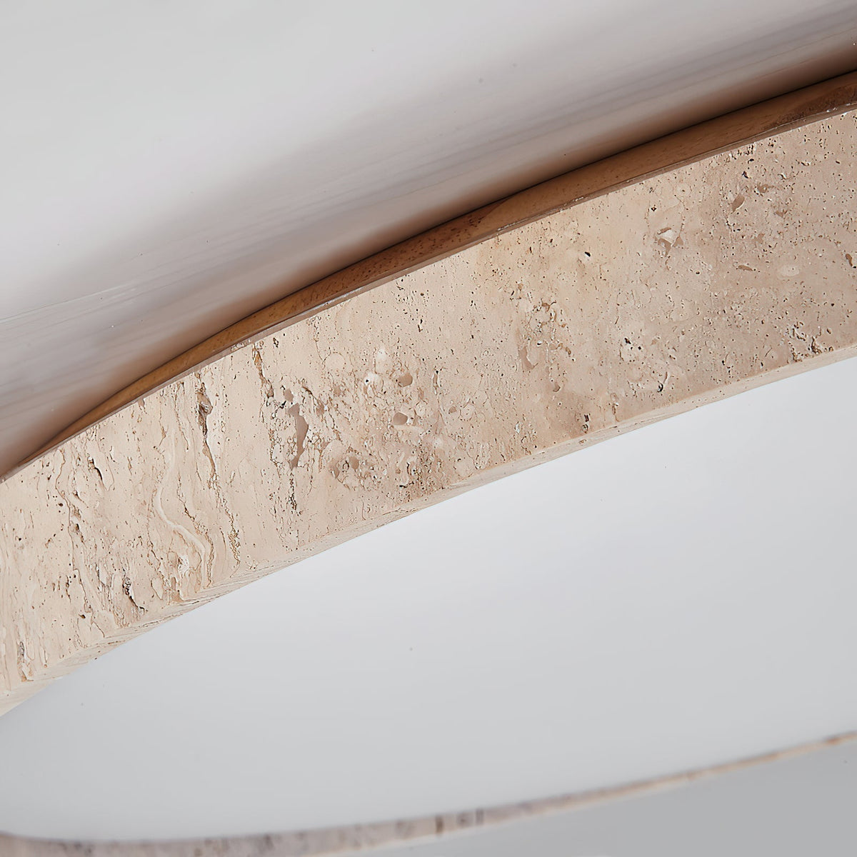 Symiror Lampada a Soffitto Plafoniera Travertino Minimalista Rotonda - Relic Pieces