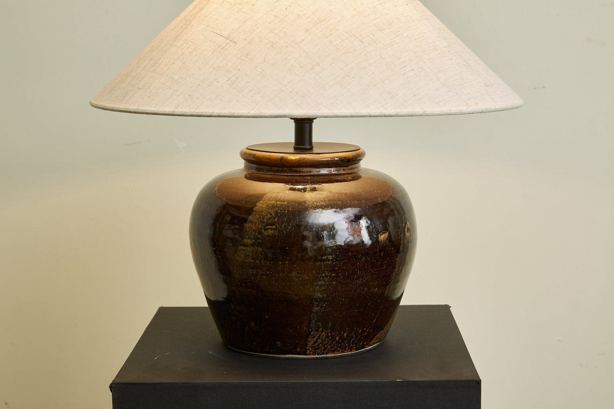 Ravien Umber Jar lampada da tavolo