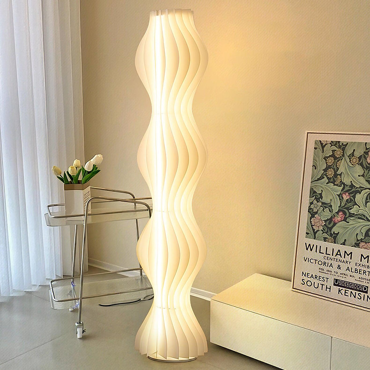 Dotha lampada da terra contemporanea