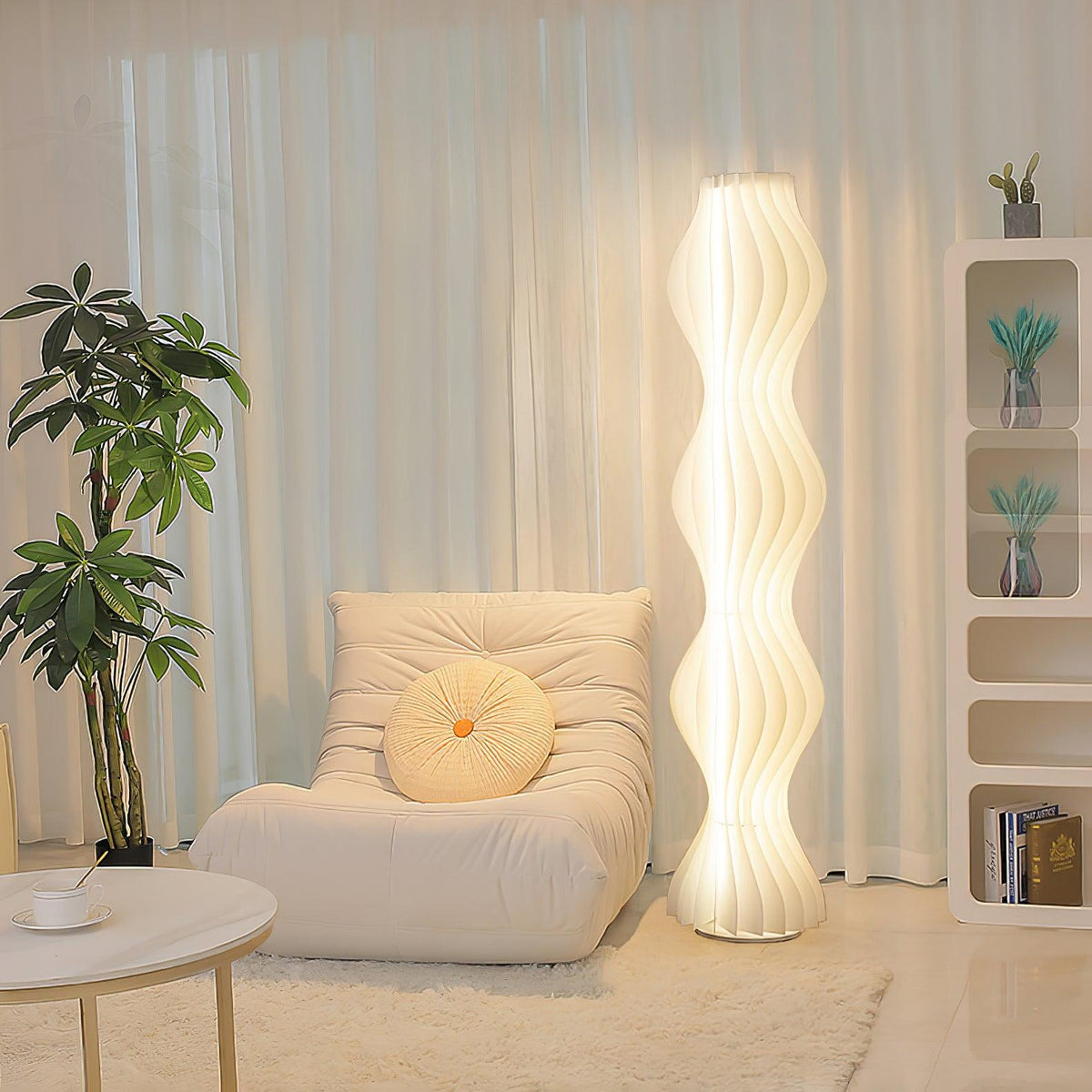 Dotha lampada da terra contemporanea