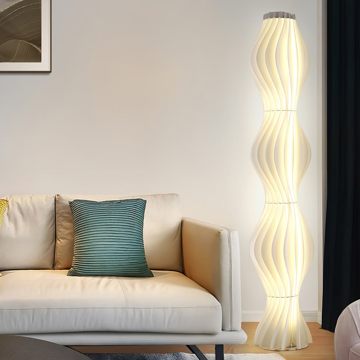 Dotha lampada da terra contemporanea