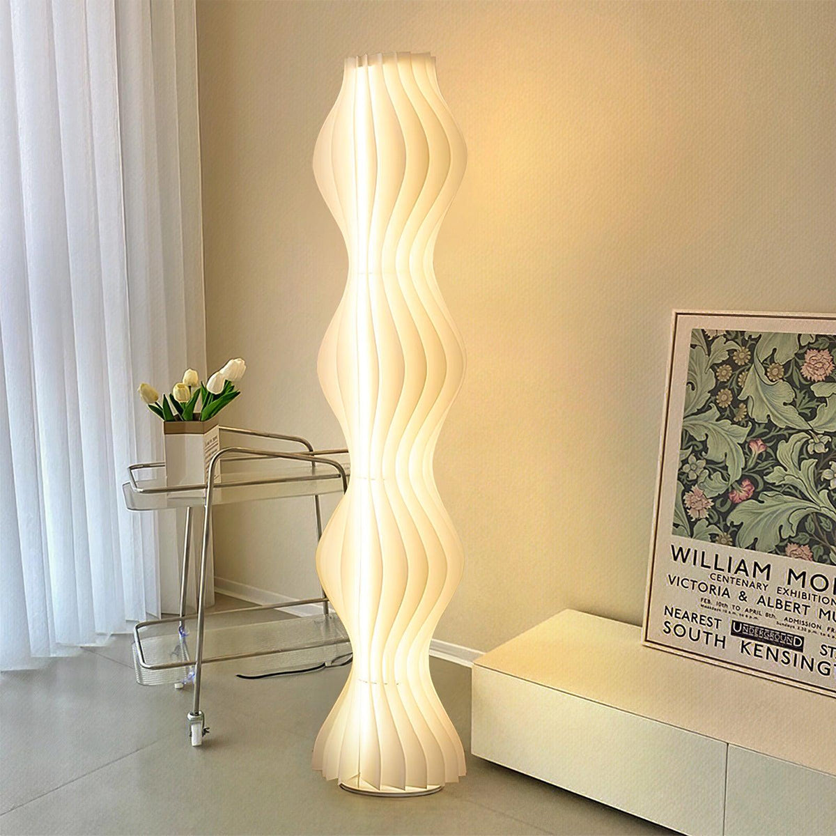 Dotha lampada da terra contemporanea
