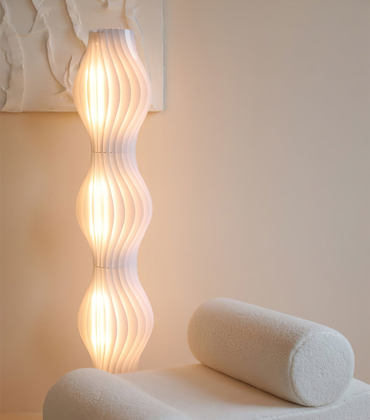 Dotha lampada da terra contemporanea