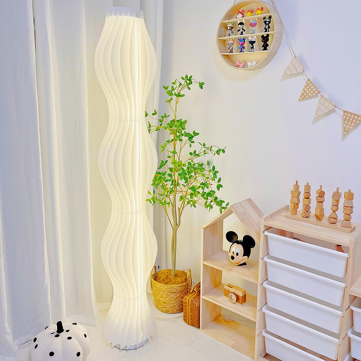 Dotha lampada da terra contemporanea