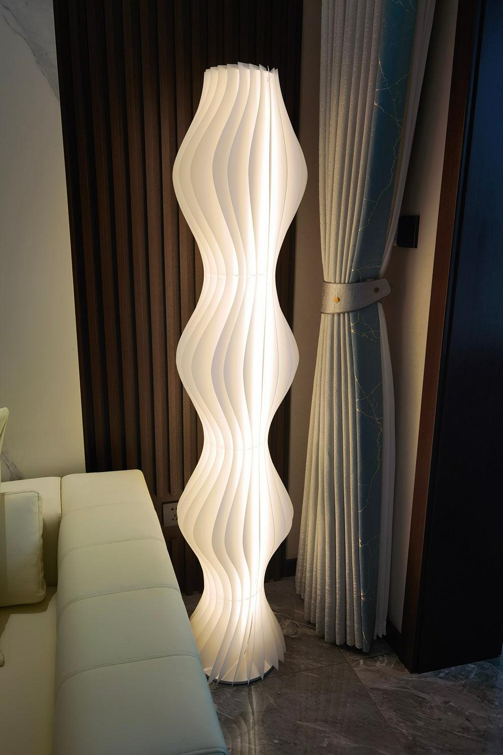 Dotha lampada da terra contemporanea