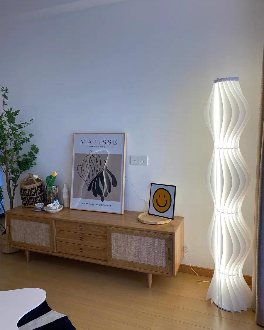 Dotha lampada da terra contemporanea