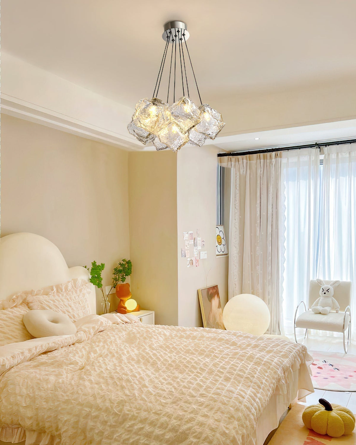 Velarian lampadario Ice Sparkling