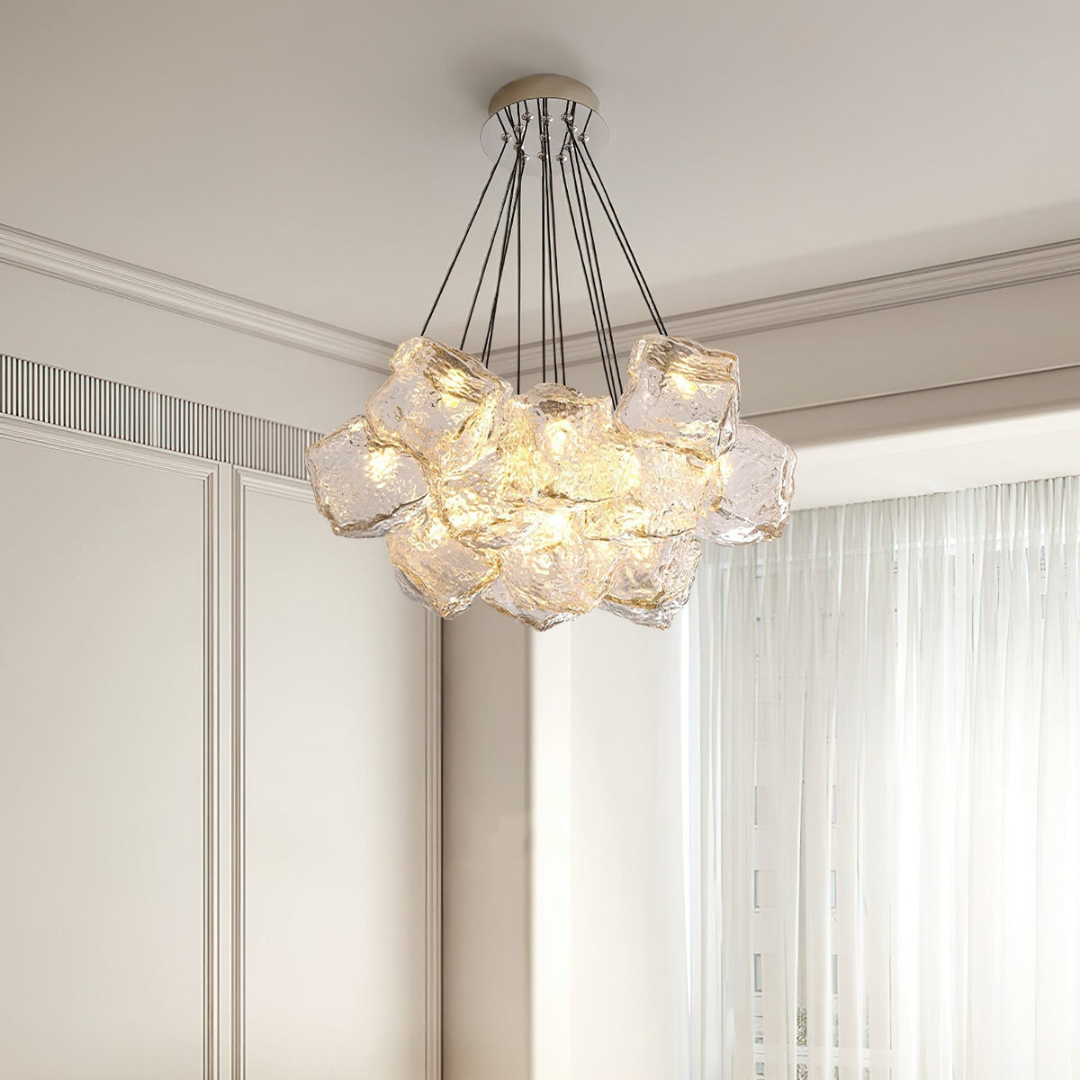 Velarian lampadario Ice Sparkling