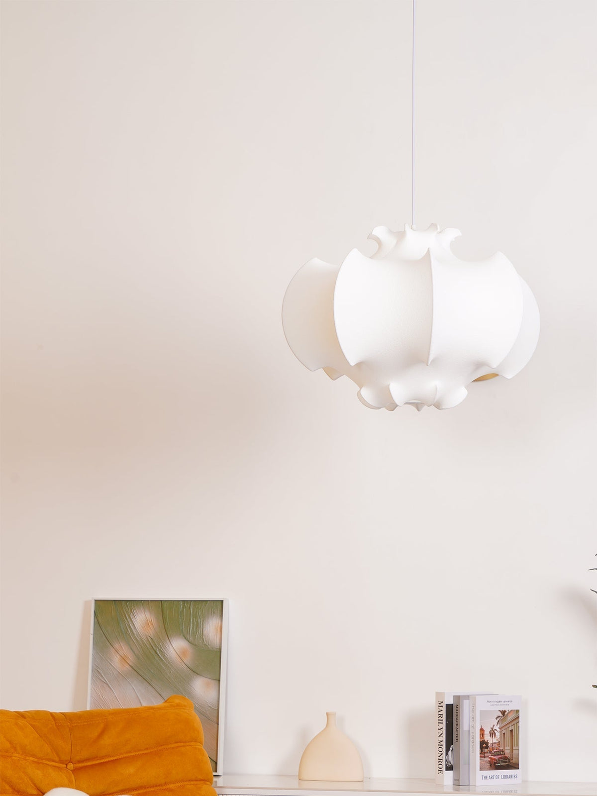 Lotus lampada a sospensione minimalista in Seta