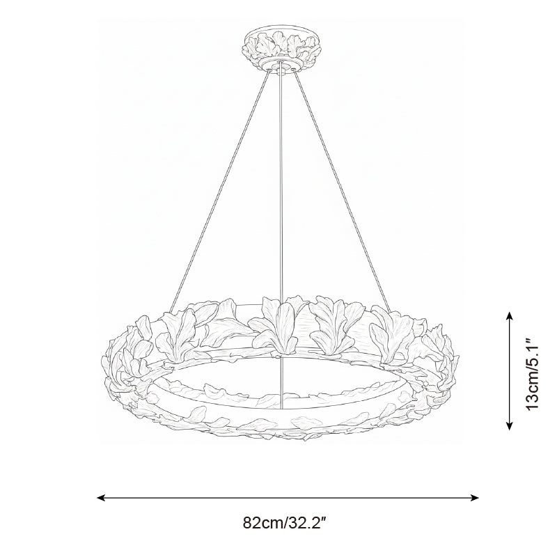 Oreloaria lampadario ad Anello