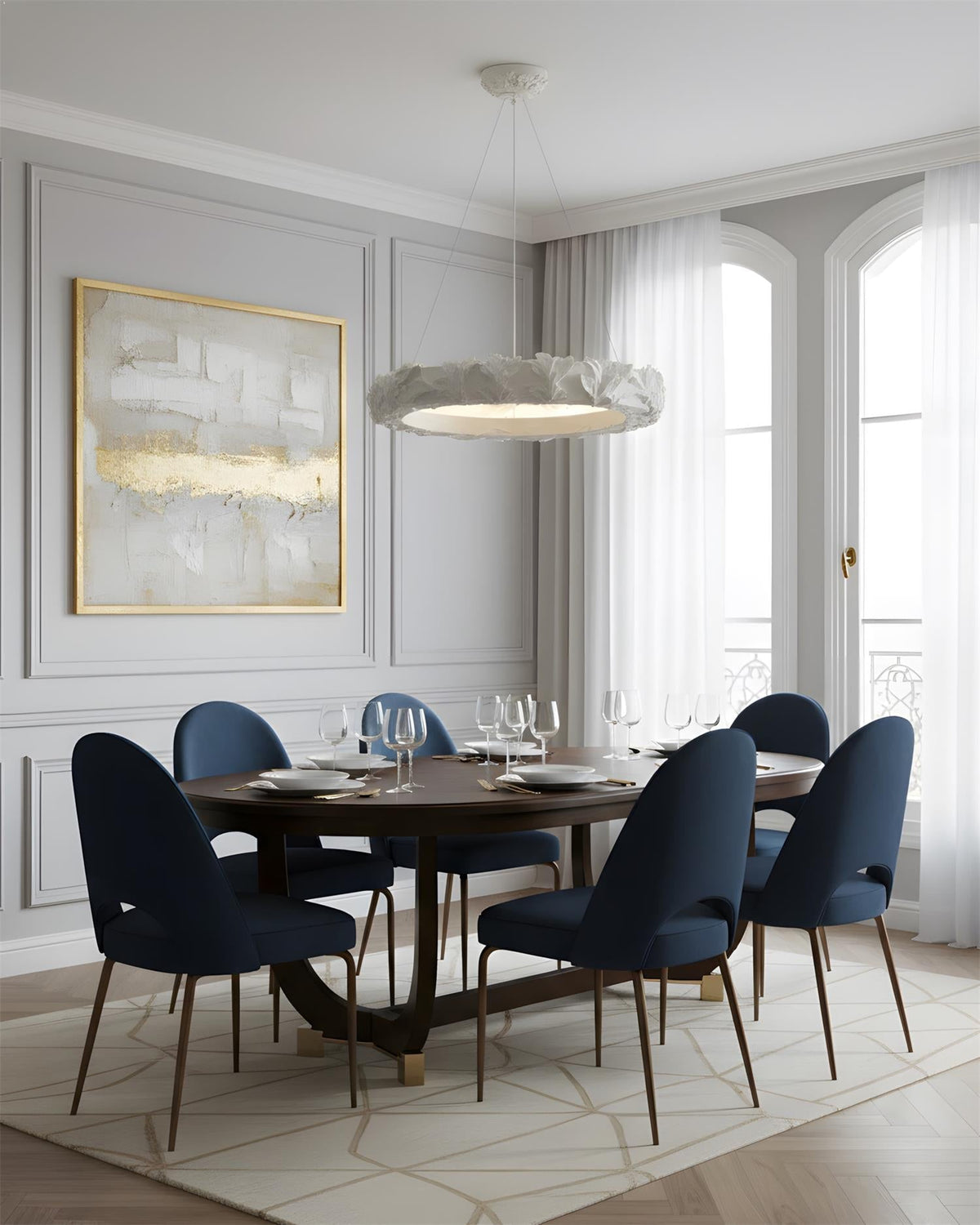 Oreloaria lampadario ad Anello