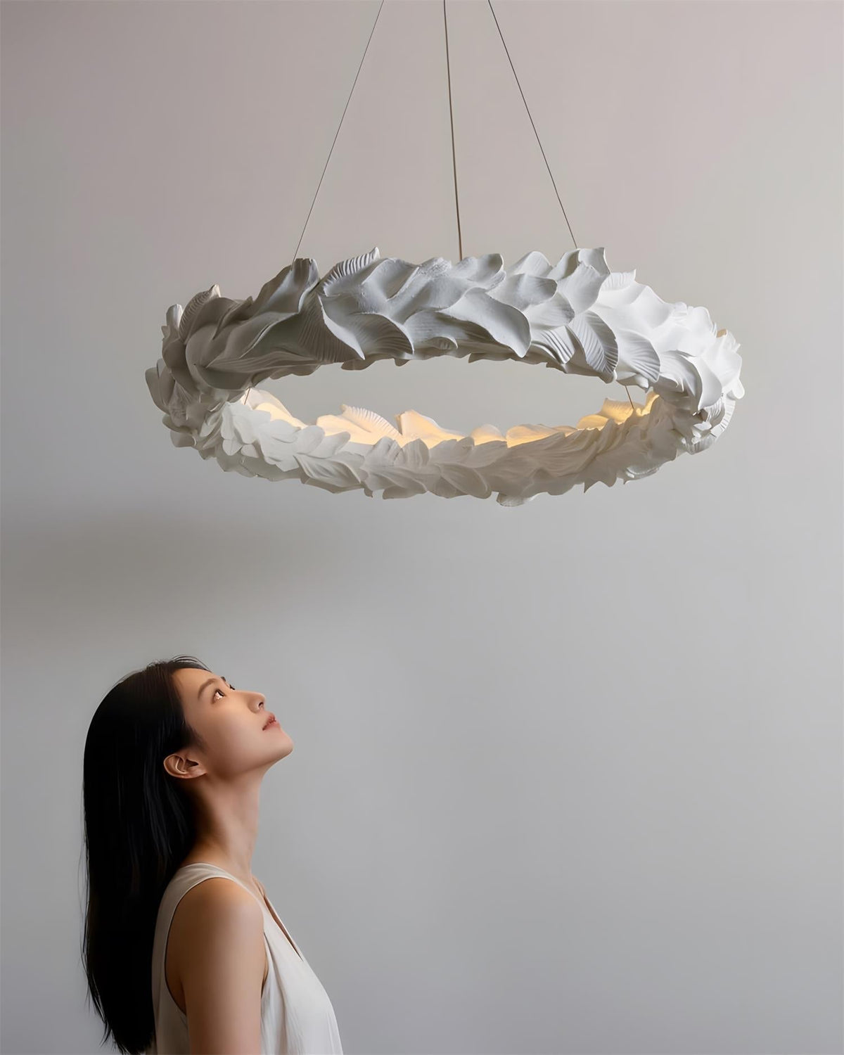 Oreloaria lampadario ad Anello