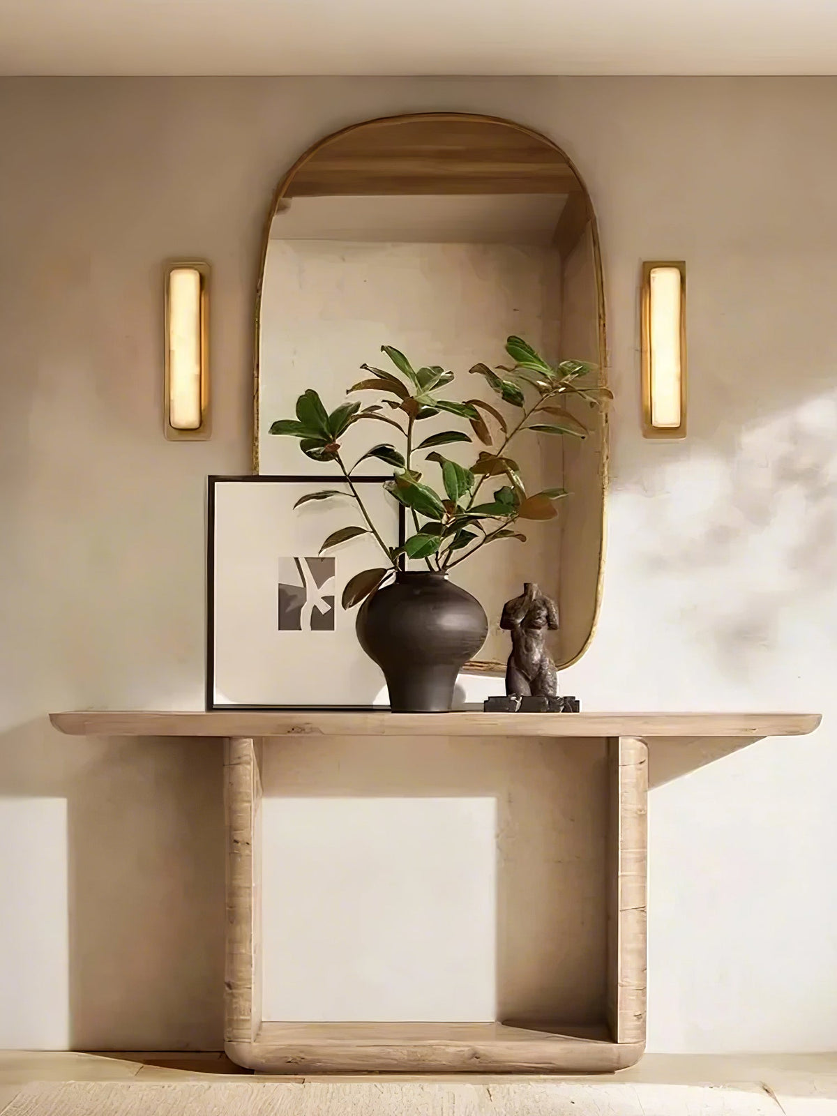 Karix Linear alabastro lampada da parete