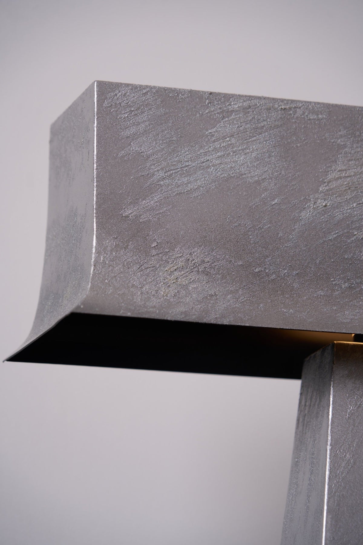 Slate lampada da tavolo minimalista in Acciaio Antico