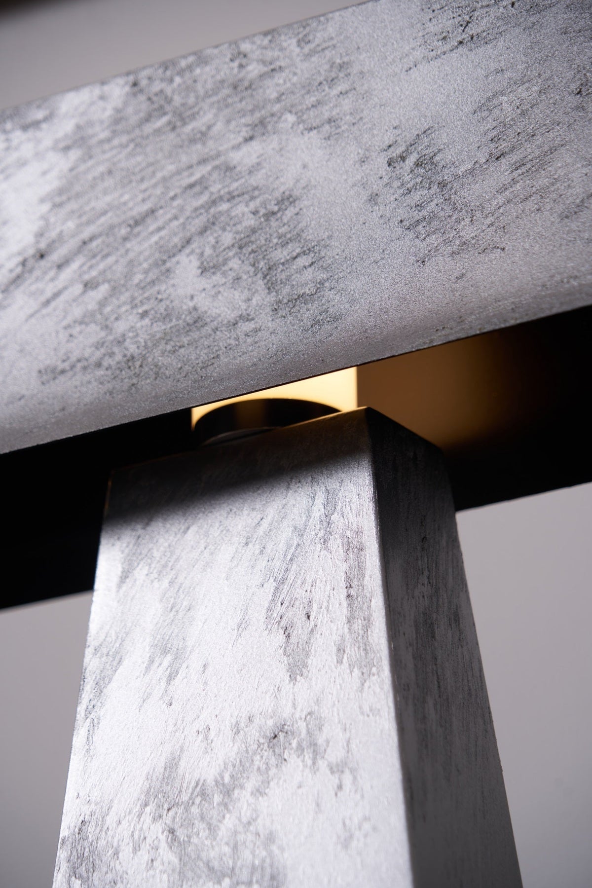 Slate lampada da tavolo minimalista in Acciaio Antico