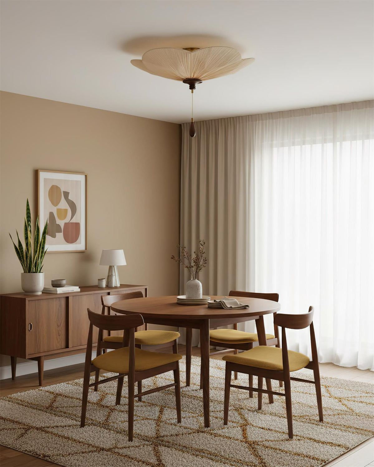 Rivivise lampada da soffitto a foglia